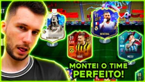 MONTEI O TIME PERFEITO NO FIFA!!!! ULTIMATE TEAM
