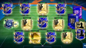 My Team Upgrade 134 OVR! Opening TOTY Packs, Exchanges, Heartbreakers - FIFA Mobile 23