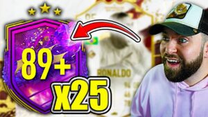 OPENING 25x 89+ PRIME OR WORLD CUP ICON PACKS! 😮 FIFA 23