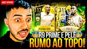 SLC! 😱 RONALDO & PELÉ RUMO AO TOPO DO 1X1! 🔥 | LIVE DO BOSS - FIFA MOBILE 2023