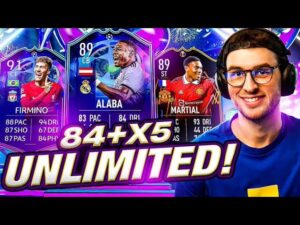 Unlimited 84+ x 5!