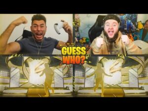 WE BOTH OPENED ICON PACKS IN GUESS WHO FIFA 🔥