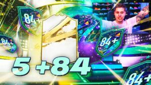 ABRO MUCHOS SOBRES DE 5 +84 Y MI ICONO +89 ASEGURADO!! | FIFA 23