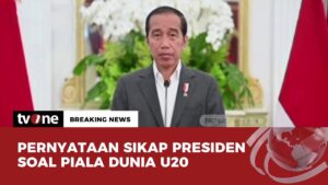 [BREAKING NEWS] Pernyataan Sikap Presiden Jokowi soal Piala Dunia U-20 | tvOne