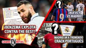 Benzema NO SE GUARDÓ NADA VS FIFA🤬 | Barça con NUEVO 9 para clásico😮 |  Madrid X PORTUGUÉS de 100MDE