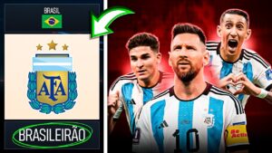 Coloquei a SELEÇÃO ARGENTINA no BRASILEIRÃO 🇦🇷 │ FIFA Experimentos