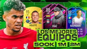 EL MEJOR EQUIPO POR 500K, 1 MILLÓN Y 2 MILLONES DE FIFA 23 !!