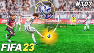 FIZ UM GOLAÇO QUE FUROU A REDE! - MODO CARREIRA JOGADOR FIFA 23 - Parte 107