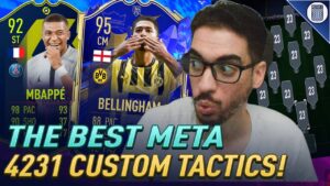 *GETTING CALLED A HACKER*🤓 USING THESE INSANE CUSTOM TACTICS! 4231 FORMATION  FIFA 23 ULTIMATE TEAM