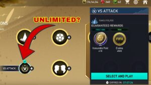 GLITCH?! CAN YOU PLAY UNLIMITED VSA MATCHES IN HONOURABLE MENTIONS?! FIFA MOBILE 23!