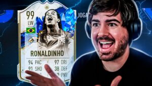 ISSO É O QUE ACONTECE QUANDO O RONALDINHO ICON TOTY APARECE! FUT DRAFT FIFA 23