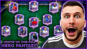 MONTEI UM TIME FULL HERO FANTASY E JOGUEI A WL!!! FIFA 23 - ULTIMATE TEAM