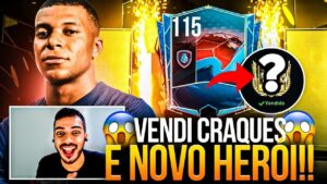 TOP! 😱 CONTRATEI NOVO HERÓI QUASE DE GRAÇA & VENDI PRIME E UTOTY 🔥 | NOVELA DO BOSS - FIFA MOBILE 23
