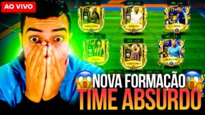 COLA! 🤩 JOGANDO COM NOVAS FORMAÇÕES C/ TIMAÇO ABSURDO 🔥 - FIFA MOBILE 2023