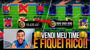 CONTA NOVA! 😱 VENDI MEU TIME INTEIRO E COMPREI TIMAÇO DE 40KK 🔥 | FIQUEI RICO?? 🤑 - FIFA MOBILE 2023