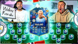 FIFA 23: HAALAND TOTS SQUAD BUILDER BATTLE PREDICTION 🔥🔥 Wakez vs FeelFifa !!