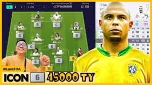I Love Cầm Đội Hình AC MILAN ICON +6 45000 Tỷ Phá Đảo FO4 Với RONALDO BÉO ICON +6 & GULLIT ICON +6
