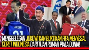 JOKOWI PASTIKAN FIFA MENYESAL CORET NKRI! Politik 2 kaki kini terbongkar oleh jokowi