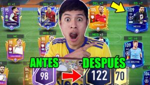 MEJORÉ LA CUENTA DE UN SUSCRIPTOR en FIFA MOBILE 😱 *Se lo busco a MESSI*