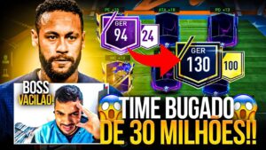 QUASE DEU RUIM! 🤯 MONTEI TIME BUGADO & BARATO DE 30 MILHÕES PROS INSCRITOS 🤑🔥 - FIFA MOBILE 2023