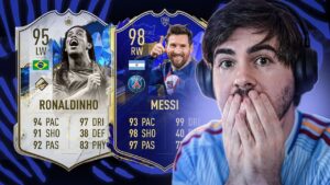 SIMPLESMENTE R10 ICON TOTY E MESSI TOTY NO MESMO TIME!!! FUT DRAFT FIFA 23