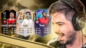 TRIO INCRÍVEL E APELÃO!!! COM MANÉ RARO E MARTINELLI ABUSRDO! FUT DRAFT FIFA 23