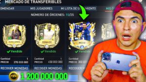 VENDO A TODOS MIS JUGADORES en FIFA MOBILE 😱 *SOY MILLONARIO*