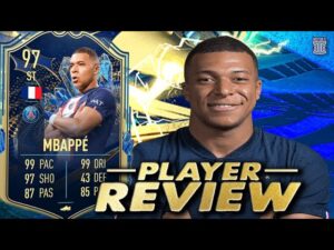 97 TEAM OF THE SEASON MBAPPE PLAYER REVIEW! - TOTS - FIFA 23 Ultimate Team