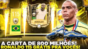 A CARTA DE 800M!😱🔥 COMO GANHAR A CARTA DO RONALDO FENÔMENO 115 | FIFA MOBILE 23