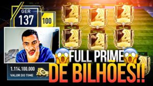 ABSURDO! 😱 TIMAÇO FULL ICON PRIME DE BILHÕES 🤑🔥 | 2 BILHÕES DE SOBRA E... 🤯 - FIFA MOBILE 2023