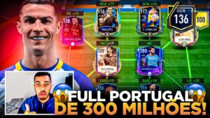 COMPREI CR7 TOTS! 😱 MONTEI TIMAÇO DE 300 MILHÕES FULL PORTUGAL 🇵🇹 | CR7 & PAULETA 🔥 - FIFA MOBILE 23