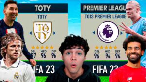 EQUIPO FULL TOTY vs TOTS PREMIER LEAGUE en FIFA!