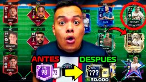 😍 HE MEJORADO LA CUENTA HUMILDE DE SUSCRIPTOR *98 Grl* en FIFA MOBILE *100% Equipo Mejorado*