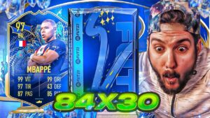J'OUVRE LES PACKS 84X30 ( pack spécial NIVEAUX 30 ) ! FIFA 23
