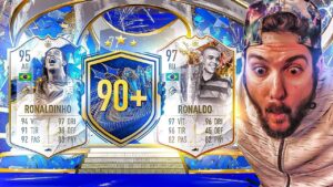 J'OUVRE X50 PACK ICONE 90+ PRIME, TOTY, FBD ou TROPHY TITANS ! FIFA 23