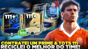 LOUCURA!😱🔥 RECICLEI A MELHOR CARTA DO MEU TIME & CONTRATEI UM TOTS 111 | FIFA MOBILE 23