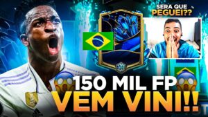 MDS! 😱 GASTEI 3 MIL REAIS EM PACKS NA CAÇA DO VINI JR TOTS 🤑🔥 | DEU BOM DEMAIS! 🤩 - FIFA MOBILE 2023