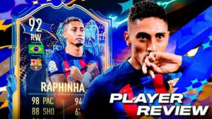 ¡MUY BUENO, PERO INNECESARIO! 🤩 92 RAPHINHA TOTS SBC Player Review | FIFA 23