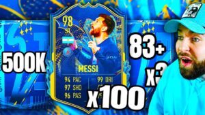 Opening 100x 83+ x 3 Ligue 1 & 75+ x 11 PACKS...