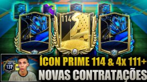 PEGUEI PRIME 114 & VÁRIOS 111+🔥 FIZ UM MEGA UP COM NOVAS CONTRATAÇÕES😱*ABSURDO* | FIFA MOBILE 23