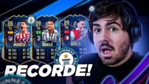 RECORDE!!! CONSEGUI 3 TOTS NO MESMO TIME! FUT DRAFT FIFA 23
