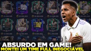 TIME GRÁTIS!😱🔥 MONTEI UM TIME GRATUITO COM APENAS CARTAS INEGOCIÁVEIS | FIFA MOBILE 23