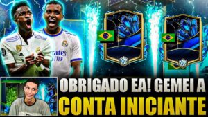VEIO PONTA TOTS BR!🇧🇷🔥 GEMEI & TRANSFORMEI O TIME DO INSCRITO MUITO INICIANTE😱 | FIFA MOBILE 23