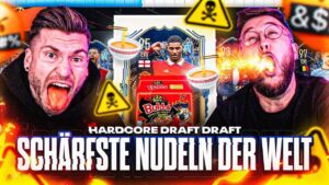 Wer muss SCHÄRFSTE NUDELN der WELT ESSEN 🌶️🔥 TOTS Fut Draft Challenge FIFA 23