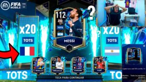 🤑 ABRO 20 SOBRES TOTS "112 GRL ASEGURADO" ME SALE JUGADOR DELANTERO FRANCES en FIFA Mobile | Frank