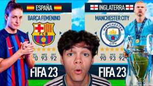 ¡BARÇA FEMENINO vs MANCHESTER CITY en FIFA 23!