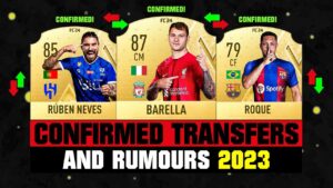 FIFA 23 | NEW CONFIRMED TRANSFERS & RUMOURS! 🤪🔥 ft. Barella, Ruben Neves, Roque... etc