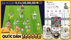 I Love Cầm Đội Hình QUỐC DÂN 21000 Tỷ " INNOVA " TOP 9 SIÊU SAO Cùng: NEDVED BTB +8, GULLIT ICON +5