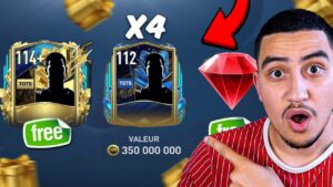J'AI RECU 4x112 GRATUIT😱  !! LE MEILLEUR PACK OPENING DE FIFA MOBILE