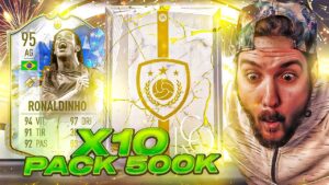 J'OUVRE x10 PACKS 500K ICONE ÉLITE ! FIFA 23